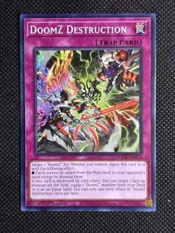 Yugioh! 3x DoomZ Destruction DOOD-EN074 Common 1st Ed NM - Image 2