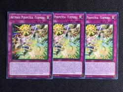 3x YuGiOh! Artmage Peripeteia -Turmoil- DOOD-EN075 Common 1st Edition Near Mint - Image 1