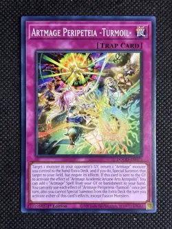 3x YuGiOh! Artmage Peripeteia -Turmoil- DOOD-EN075 Common 1st Edition Near Mint - Image 2
