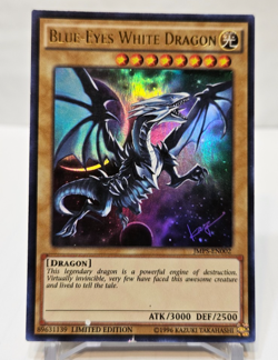 Blue-Eyes White Dragon JMPS-EN002 Ultra Rare Limited Edition Yugioh 7841 - Image 1