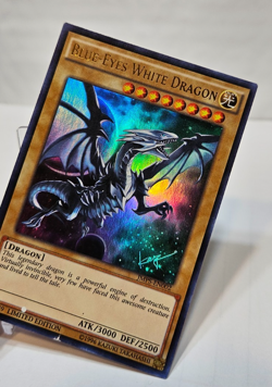 Blue-Eyes White Dragon JMPS-EN002 Ultra Rare Limited Edition Yugioh 7841 - Image 4