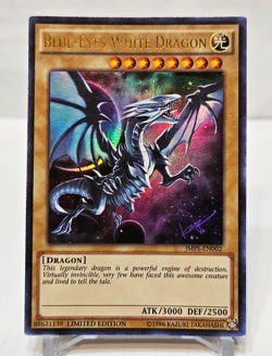 Blue-Eyes White Dragon JMPS-EN002 Ultra Rare Limited Edition Yugioh 7840 - Image 1