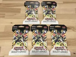 Yugioh TCG Duelist's Advance Sleeved Booster Pack Lot Of 5 - Image 1