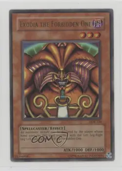 Exodia the Forbidden One YuGiOh Legend of Blue Eyes White Dragon #LOB-124 2002 - Image 1