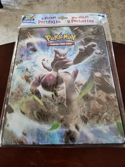 Pokemon Trading Card Game Ultra Pro 9 pocket portfolio Mewtwo - Image 1