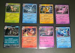 Prismatic Evolutions 8 Cosmos Promo Cards - Costco Mini Tin Promos Set Lot Holo - Image 1