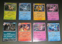 Prismatic Evolutions 8 Cosmos Promo Cards - Costco Mini Tin Promos Set Lot Holo - Image 3
