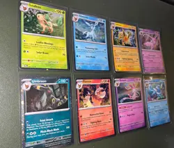 Prismatic Evolutions 8 Cosmos Promo Cards - Costco Mini Tin Promos Set Lot Holo - Image 4