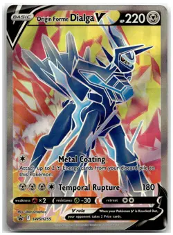 SWSH: Sword & Shield Promo Cards #SWSH255 Origin Forme Dialga V R11762 - Image 1