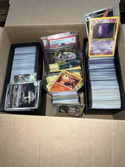 Massive Pokemon Card Collection Holos Hits Wotc Base Set Vintage PSA Graded - Image 1