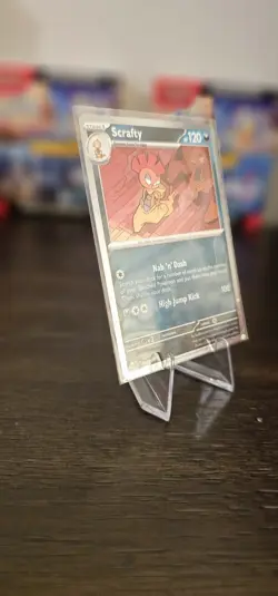 Scrafty SVP 188 Black Star Promo Journey Together Cosmos Holo Pokemon Card NM - Image 4