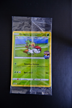 GROOKEY ON THE BALL POKEMON FUTSAL PROMO 2020 CARD 003 UK EXCLUSIVE SEALED - Image 1