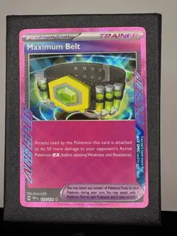 Maximum Belt PRE 117/131 Prismatic Evolutions Ace Spec Holo Card Pokemon TCG NM - Image 1