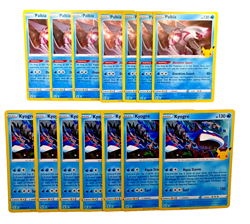 Palkia 004/025 & Kyogre 003/025-Celebrations Holo Rare 14 Card Pokemon Card Lot - Image 1