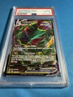 💎 PSA 10 💎 2023 RAYQUAZA VMAX Pokemon SWSH CROWN ZENITH 102 Full Art Card 📈 - Image 3