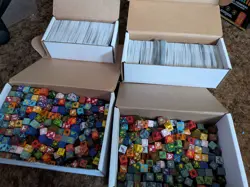 Lot of 1000+ WizKids Dice Masters Yu-Gi-Oh Cards & Dice - 56 Rares/300 Uncommon+ - Image 1