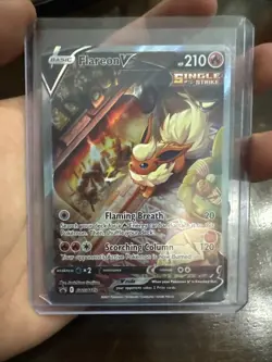 Flareon V SWSH179 SWSH: Sword & Shield Promo Cards Holo CLEAN 💎 - Image 1