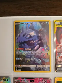Wishiwashi 240/236 Cosmic Eclipse NM Secret Rare Full Art Pokemon Card - Image 1