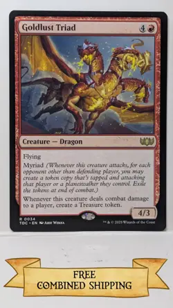 Goldlust Triad Commander: Tarkir: Dragonstorm Regular - Image 1