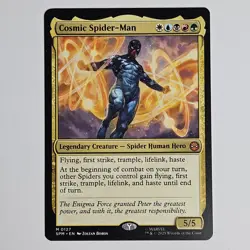 Magic The Gathering SPM Spider-Man Mythic M 0127 Cosmic SpiderMan Near Mint - Image 1