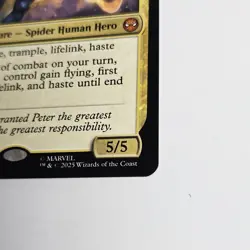 Magic The Gathering SPM Spider-Man Mythic M 0127 Cosmic SpiderMan Near Mint - Image 2