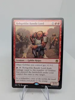 Hobgoblin Bandit Lord English Adventures in the Forgotten Realms MTG - LP - Image 1