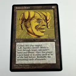 MTG -Jester's Mask- Ice Age 1995 LP Rare #325 - Image 1