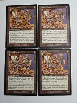 Copper Gnomes ×4 (playset) MTG ENGLISH Rare Check My Store! - Image 1