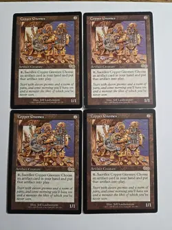 Copper Gnomes ×4 (playset) MTG ENGLISH Rare Check My Store! - Image 2