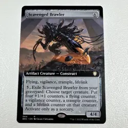 Scavenged Brawler - #64 (Extended Art) Regular NM the Brothers' War Commander - Image 1