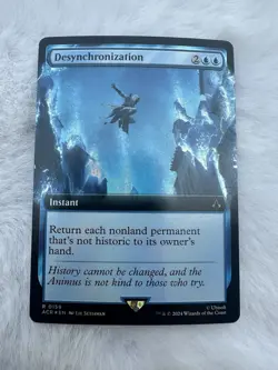 Desynchronization 0159 Foil Extended Art Assassin's Creed ACR MTG NM - Image 1