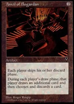 [1x] Anvil of Bogardan Slight Play, English Visions MTG Magic - Image 1