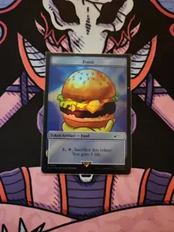 1x Food Token, Foil - 1938, Spongebob Squarepants Secret Lair Drop, MTG NM - Image 1