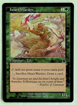 Heart Warden - Urza's Destiny - 1999 - Magic the Gathering - Image 1