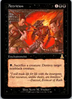 Magic The Gathering MTG ATTRITION Urza's Destiny Never Played, See Scan - Image 1