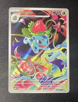 Ivysaur Illustration Rare 134/132 Near Mint Mega Evolution Pokemon TCG English - Image 1
