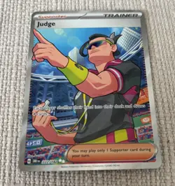 Judge 222/182 - SV10: Destined Rivals Pokemon TCG - Full Art Trainer NM - Image 1