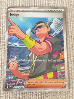 Judge 222/182 - SV10: Destined Rivals Pokemon TCG - Full Art Trainer NM - Image 2