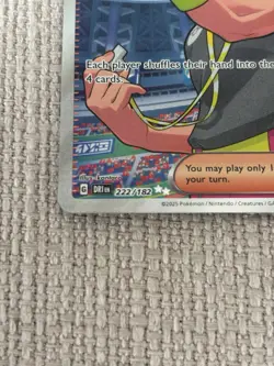 Judge 222/182 - SV10: Destined Rivals Pokemon TCG - Full Art Trainer NM - Image 3