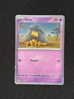 Pokemon TCG ABRA 063/165 Cosmos Holo Promo SV 151 - Image 1