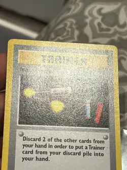 Pokemon Item Finder 74/102 Base Set First Edition Shadowless - Image 4