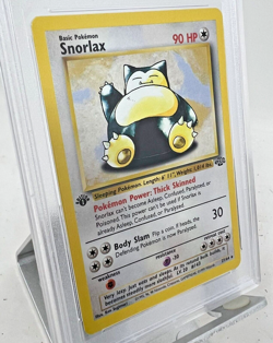 Gem Mint! 1st Edition SNORLAX 1999 Pokemon Jungle # 27 Vintage Rare WOTC PSA 10 - Image 3