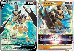 Kleavor V and VSTAR [SWSH248 & SWSH249] Black Star Promo, Mint/Near Mint Pokemon - Image 1
