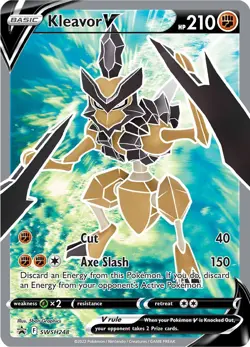 Kleavor V and VSTAR [SWSH248 & SWSH249] Black Star Promo, Mint/Near Mint Pokemon - Image 2