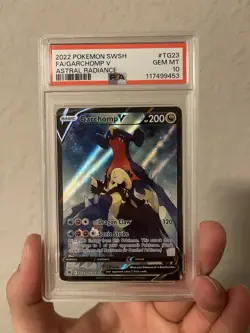 Garchomp v TG23/TG30 Astral Radiance 2022 Pokemon PSA 10 - Image 1