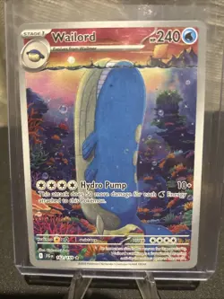 Wailord 162/159 Pokemon Scarlet&Violet Journey Together Illustration Rare NM - Image 1