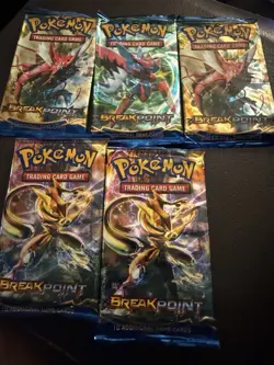 Nintendo Pokemon TCG XY Breakpoint Sleeved Booster Pack New Sealed (Single Pack) - Image 3