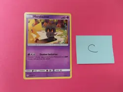 POKEMON TCG Marshadow 103/236 S&M: Cosmic Eclipse Non Holo Rare NM Pikachu #3 - Image 1