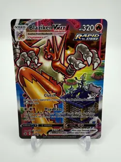 Pokemon TCG Blaziken VMAX Alternate Art Secret Rare 201/198 Chilling Reign NM/MT - Image 1