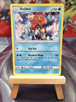 Keldeo [26/73] Holo Rare, Shining Legends, Mint/NM, Pokemon TCG - Image 1